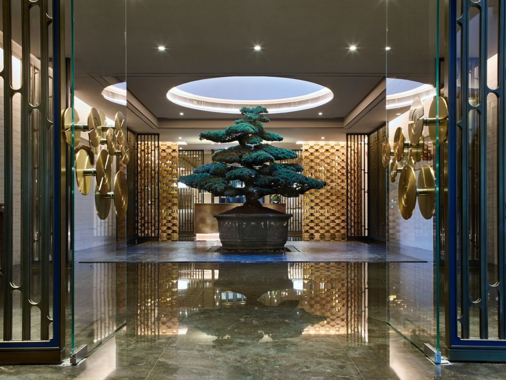 Lobbybereich, Intercontinental Shanghai Wonderland, China Reisen 