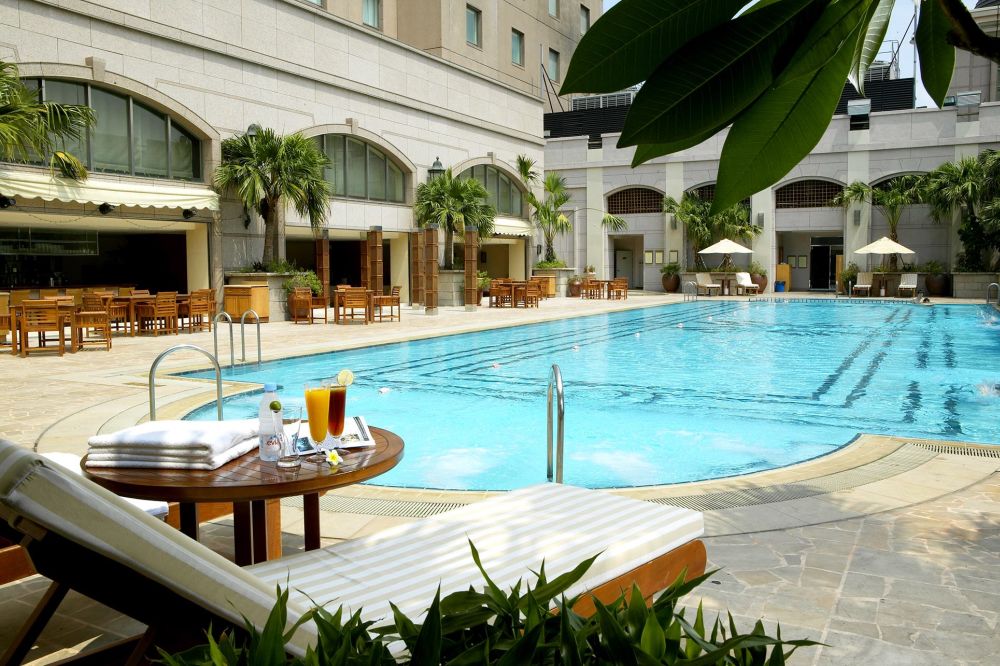 Pool, Grand Hi Lai Hotel, Kaohsiung, Taiwan Reisen