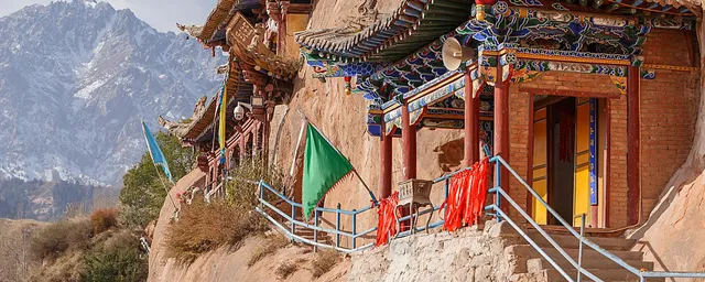 Weltkulturerbe Matisi Grotten, Gansu, China Rundreise