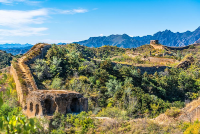 Grosse Mauer Gubeikou, China, Zugreise longshan