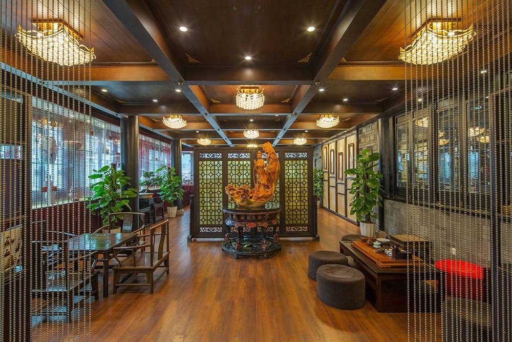 Restaurant, Buddha Zen Hotel, Chengdu, China Rundreise