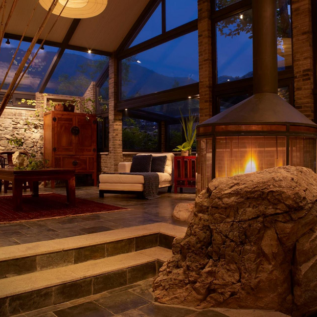 Lounge, Brickyard Retreat, Mutianyu, China Rundreise