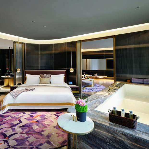 Zimmer, Intercontinental Shanghai Wonderland, China Reisen 