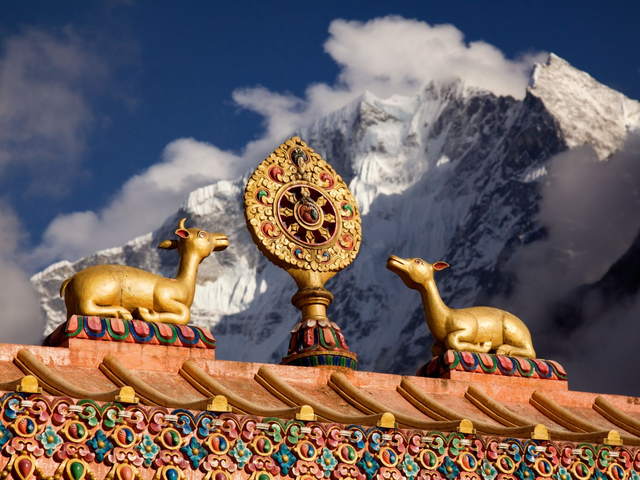 den Mount Everest im Blick, China Tibet Reise