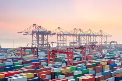 Yangshan Hafen, Shanghai, China Reise