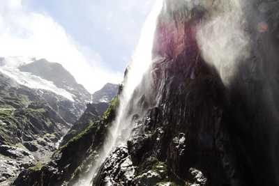 Heiliger Wasserfall, Yubeng, China Wanderreise, Natur