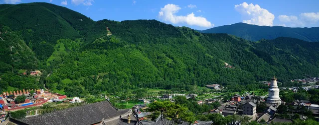 Panorama, Wutai Shan, China Reise