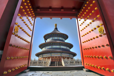 Himmelstempel in Peking, China, Tibet Reise