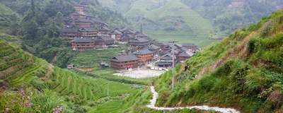 Dorf, Longsheng, China Reise