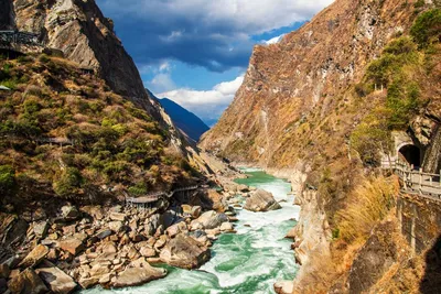 Tigersprungschlucht, Lijiang, Südchina Reise, Natur
