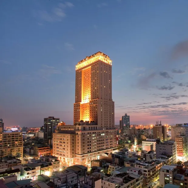 Aussenansicht, Grand Hi Lai Hotel, Kaohsiung, Taiwan Reisen