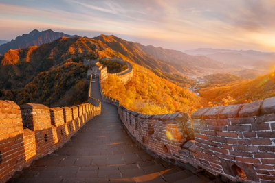 Große Mauer in Mutianyu, China Reise