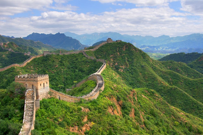 Große Mauer bei Peking, China Reise