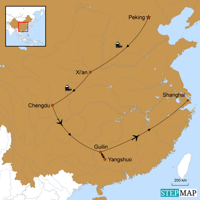 Reiseverlauf China In Style Luxusreise