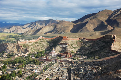 Pelkor Kloster, Shigatse, Tibet Nepal Reise, China