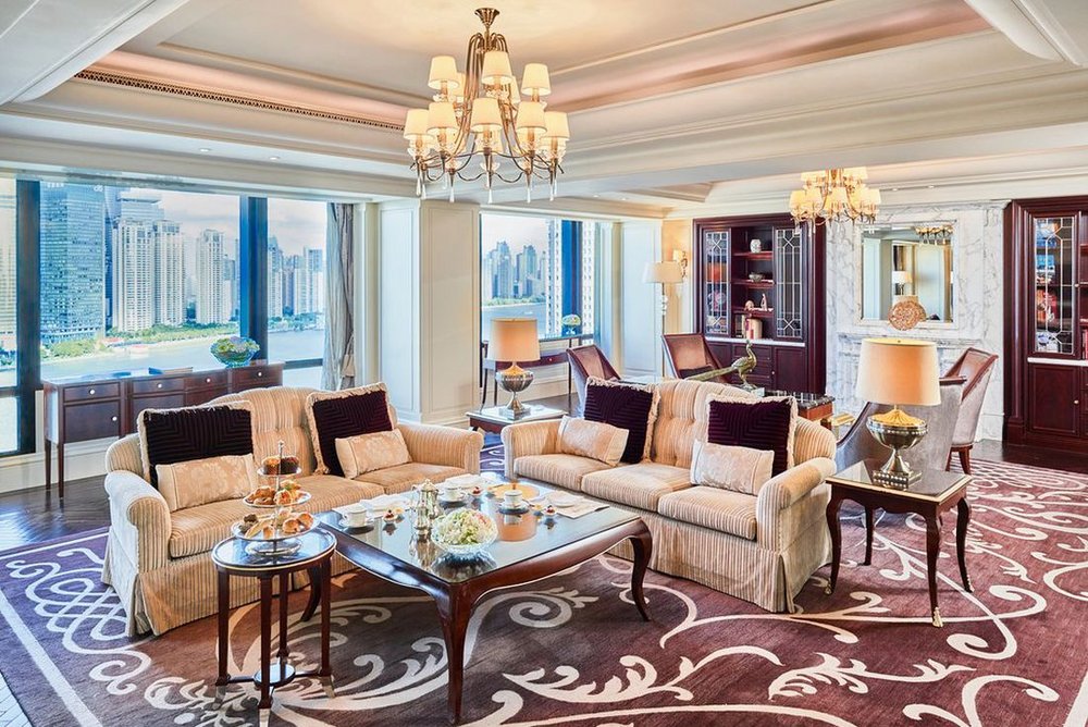 Presidential Suite, Waldorf Astoria Shanghai on the Bund, Hotel, China Rundreise