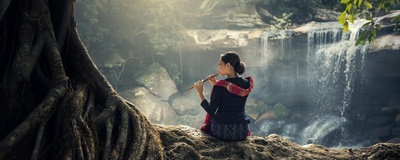 Musik Instrument, Flöte, China Rundreise