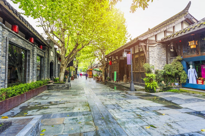 Jinli Straße, Chengdu, China, Tibet Reise