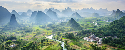 Li Fluss und Karst Berge, Guilin, China Rundreise