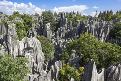 Magischer Steinwald, Kunming, China Golf Reise, Natur