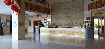 Lobby, Jing Yu Gong Eco Hotel, Jingtai, China Reise