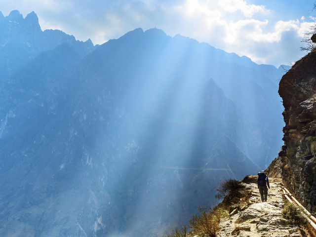 Tigersprungschlucht, Yunnan, China Wanderreise, Natur