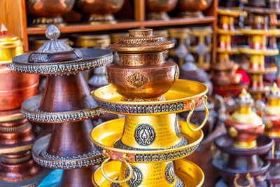 Handwerkskunst in Lhasa, Tibet Rundreise
