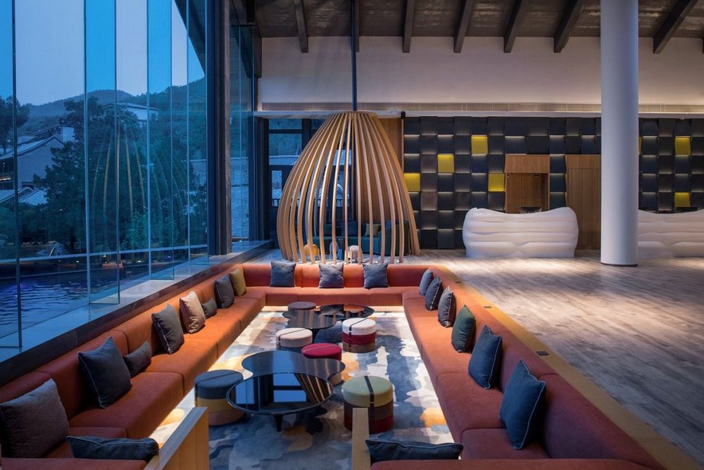 Lounge, Dhawa Jinshanling, China Rundreise