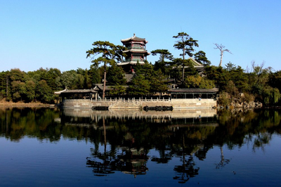 Sommerresidenz in Chengde, China Gartenreise