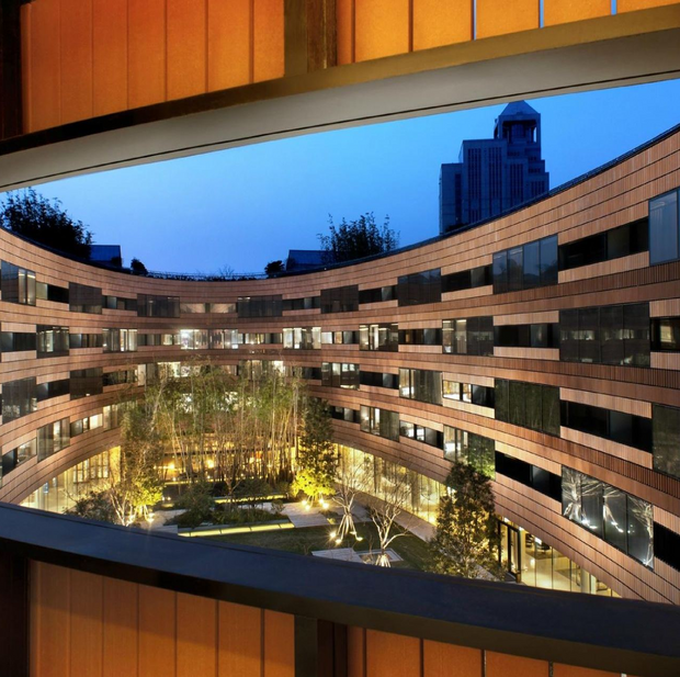 Innenhof, Twelve at Hengshan Hotel, Shanghai, China Rundreise
