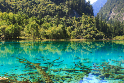 See im Jiuzhaigou Nationalpark, China