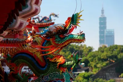 Drachen in Taiwan Reise
