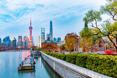 Bund, Shanghai, China Kunstreise