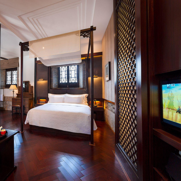 Schlafzimmer, Silver Chest Boutique Hotel, Kunming, China Rundreise