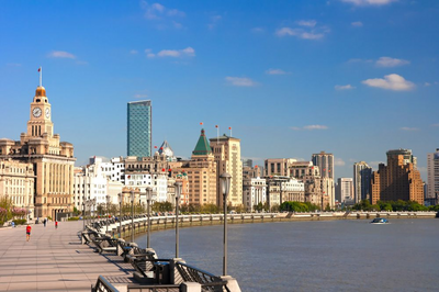 Shanghai Bund, China Rundreise