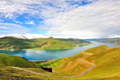 Yamdrok See, Tibet Reise