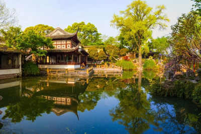 Gartenstadt Suzhou, China Kunstreise